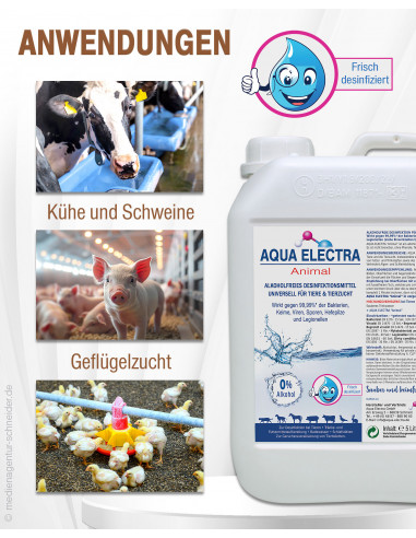 AQUA ELECTRA Animal - Bauernhof - 5 Liter