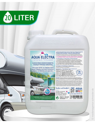 AQUA ELECTRA Camping & Trinkwasser - 20 Liter