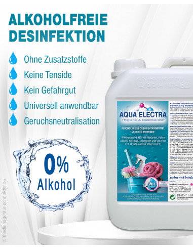 AQUA ELECTRA Hygiene & Desinfektion - 5 Liter