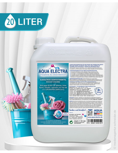 AQUA ELECTRA Hygiene & Desinfektion - 20 Liter