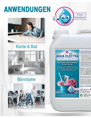 AQUA ELECTRA Hygiene & Desinfektion - 20 Liter