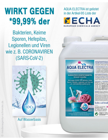 AQUA ELECTRA Hygiene & Desinfektion - 20 Liter