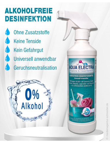 AQUA ELECTRA Hygiene & Desinfektion - 0,5 Liter
