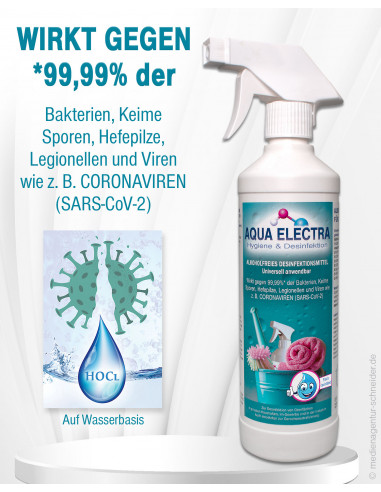 AQUA ELECTRA Hygiene & Desinfektion - 0,5 Liter